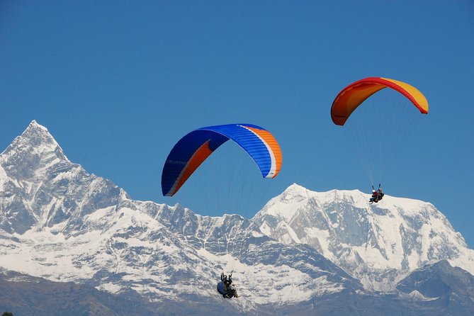 Paragliding in Pokhara, Nepal