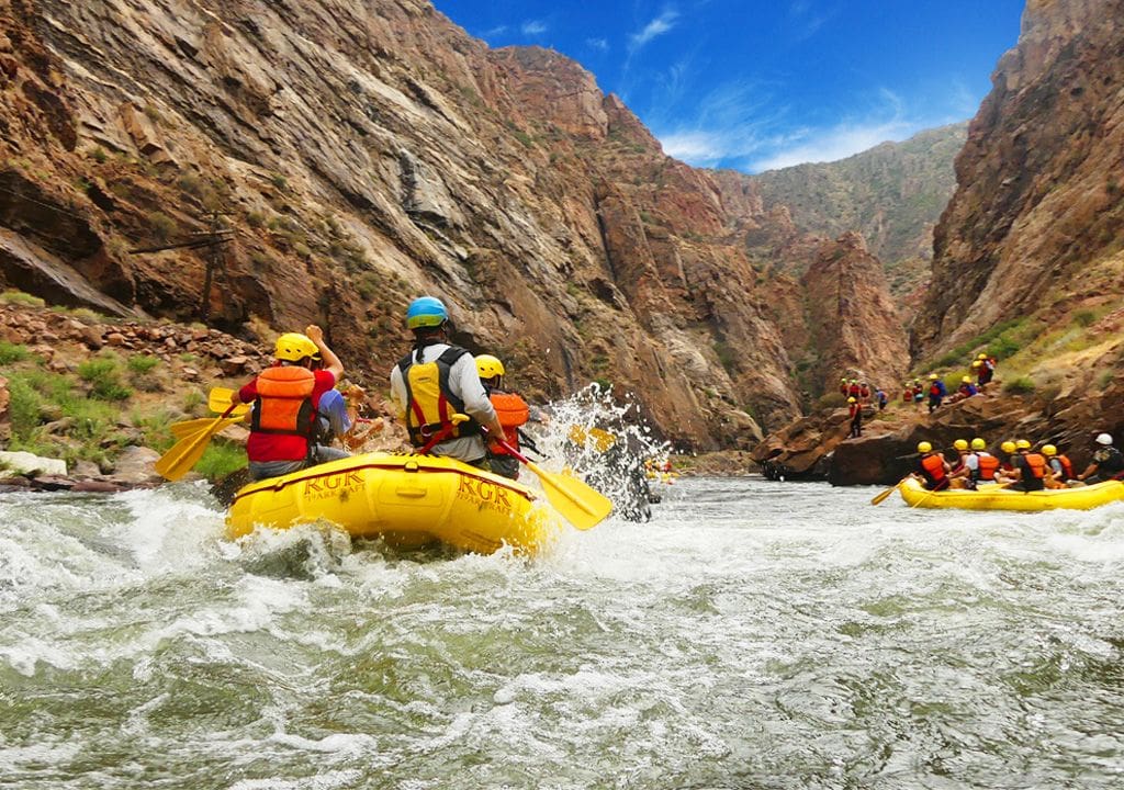 White-Water Rafting in the Colorado River, USA