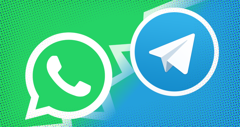 The Different Worlds of Telegram and WhatsApp